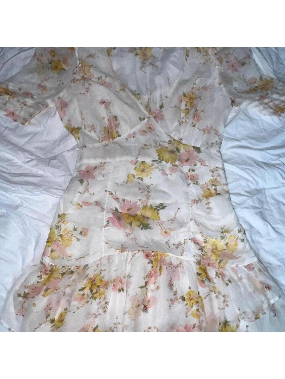 Love Shack Fancy floral dress